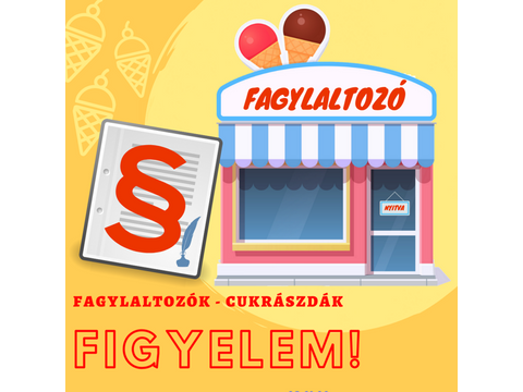 Vendéglátóhely üzlettípusok bejelentése 2021.03.31-ig!