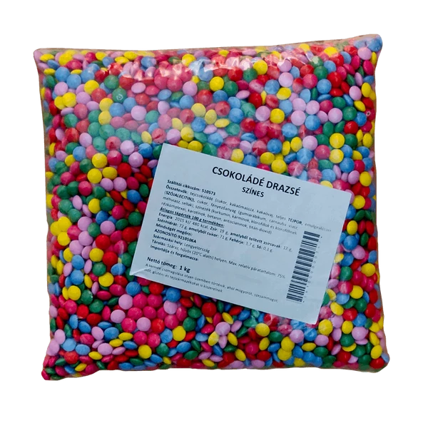 Színes csokoládé cukordrazsé szorat 1kg/cs