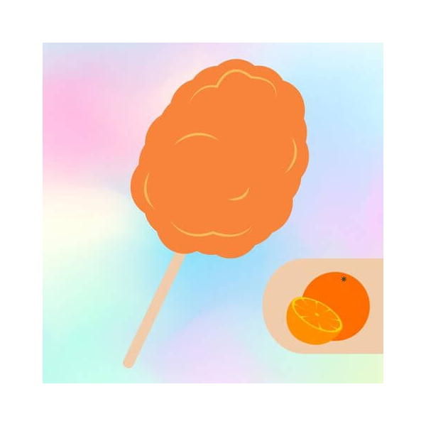 Vattacukor aroma narancs