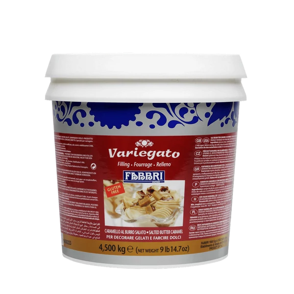 FABBRI Sós Vajkaramell variegato 4,5 kg