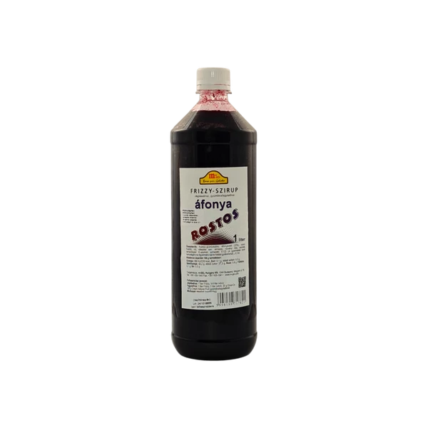 Áfonya Frizzy rostos jégkása szirup m-GEL 