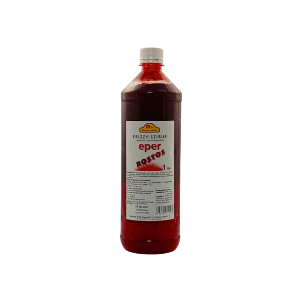 Eper Frizzy rostos jégkása szirup m-GEL 