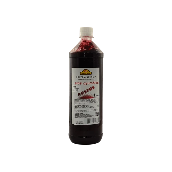 Erdei gyümölcs Frizzy rostos jégkása szirup m-GEL 