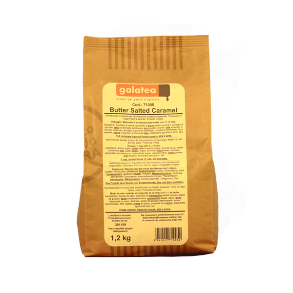 GALATEA Butter Salted Caramel (sós karamel) fagylaltpor 1,2 kg