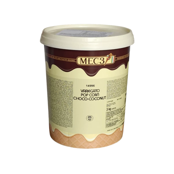 Mec3 Csokoládés kókuszos PopCorn variegátó 3 kg (14996)