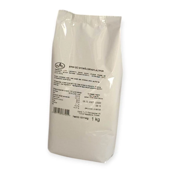 TUTTI Vizes Eper fagylaltpor 1 kg/cs