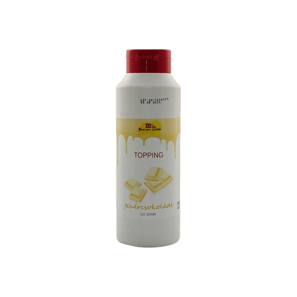 m-GEL Fehércsokoládé öntet topping 1,2 kg