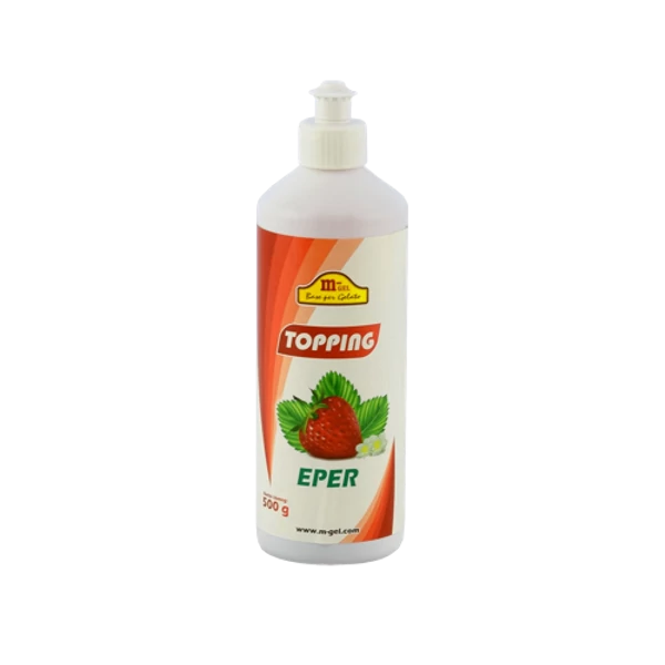 m-gel Eper fagylalt öntet topping 0,5 kg