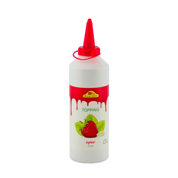 m-GEL Eper fagylalt öntet topping 1,2 kg