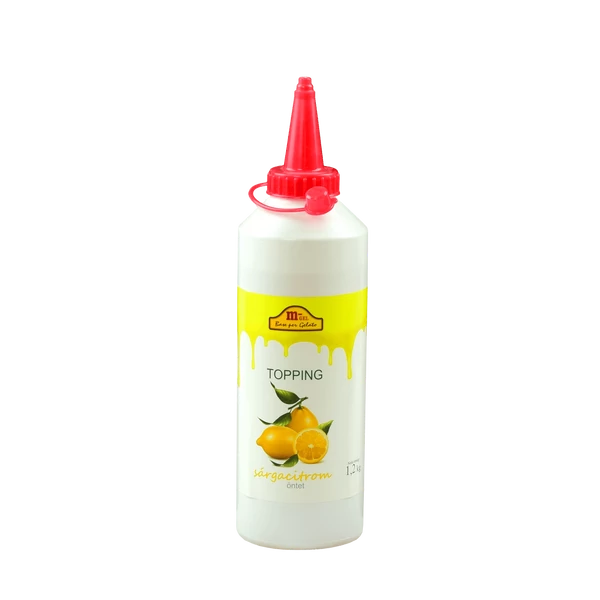 m-GEL Sárga citrom fagylalt öntet topping 1,2 kg