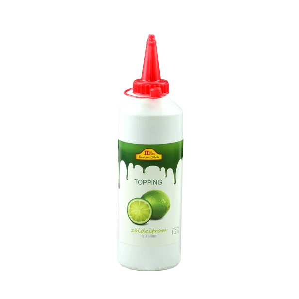 m-GEL Zöld citrom ízű fagylalt öntet topping 1,2 kg