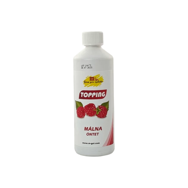 m-GEL Málna fagylalt öntet topping 0,5 kg