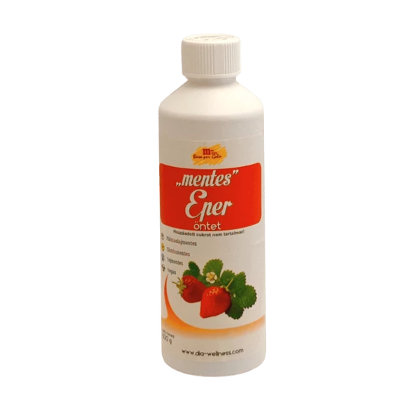 m-GEL Mentes eper öntet topping 0,5 kg