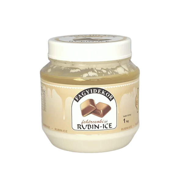 m-GEL Rubin Ice Fehér fagyidekor 1 kg