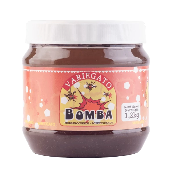 Bomba robbanócukros fagylalt variegátó m-GEL  1,2 kg