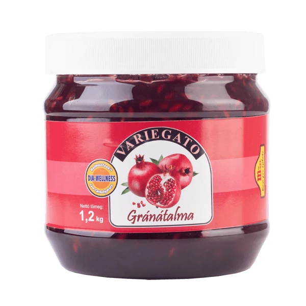 Dia-Wellness Gránátalma fagylalt variegátó m-GEL  1,2 kg