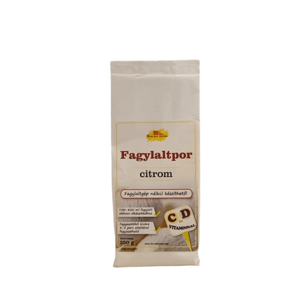 Citrom fagylaltpor m-gel 250 g/cs