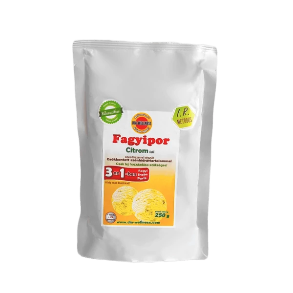 Dia-Wellness citrom fagylaltpor 250 g/cs