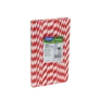 Kép 1/2 - Papír szívószál piros-fehér 100 db/cs