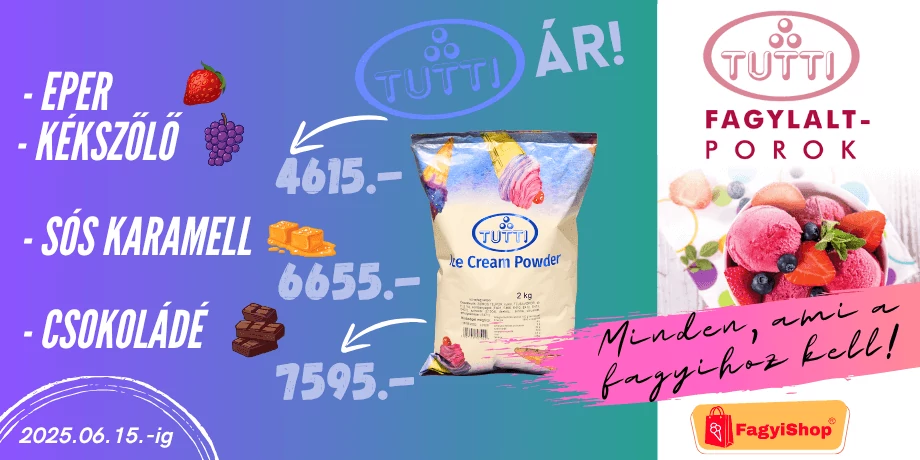 TUTTI fagylaltpor akció