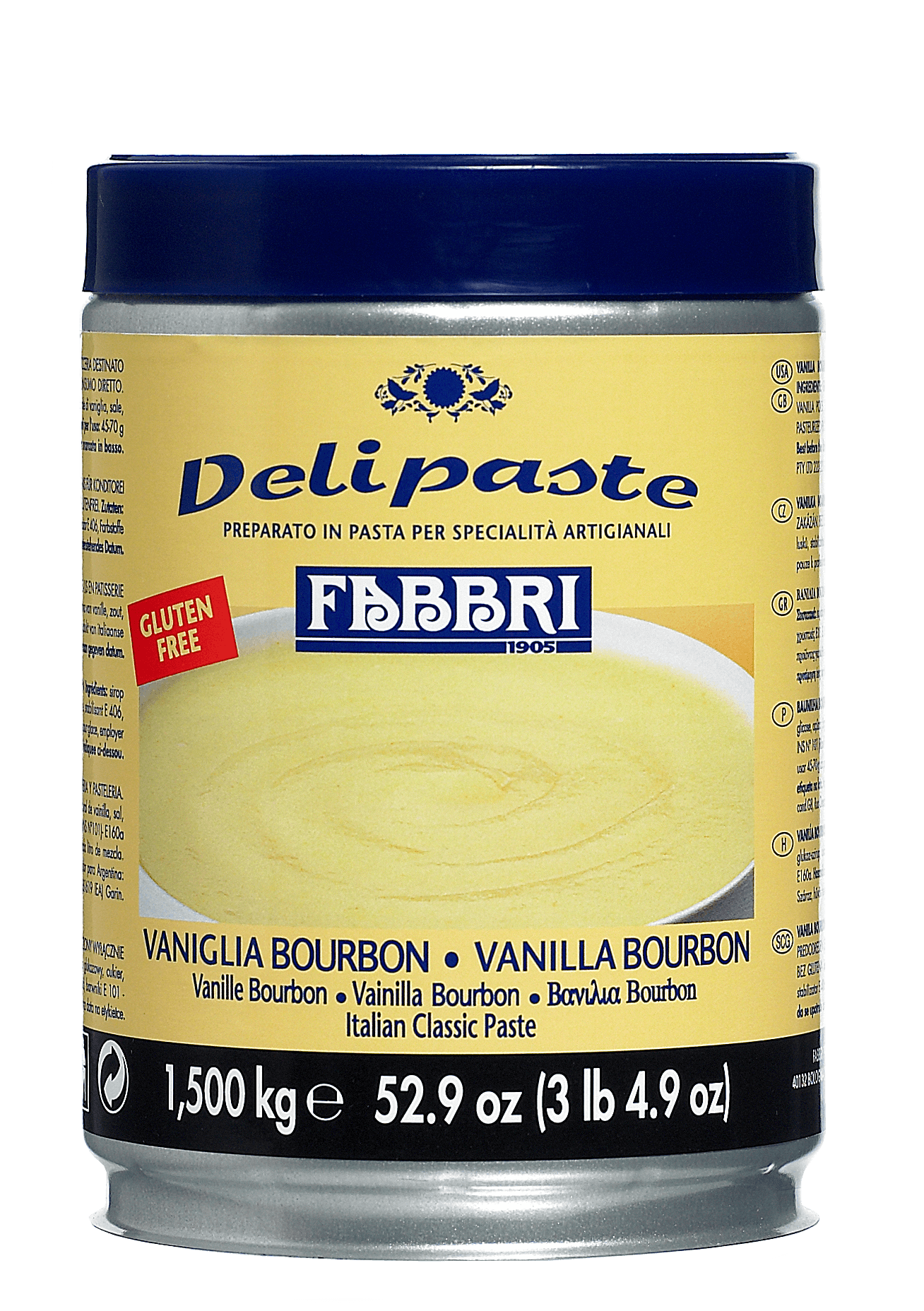 Fabbri Francia Vanília fagylaltpaszta 1,5 kg