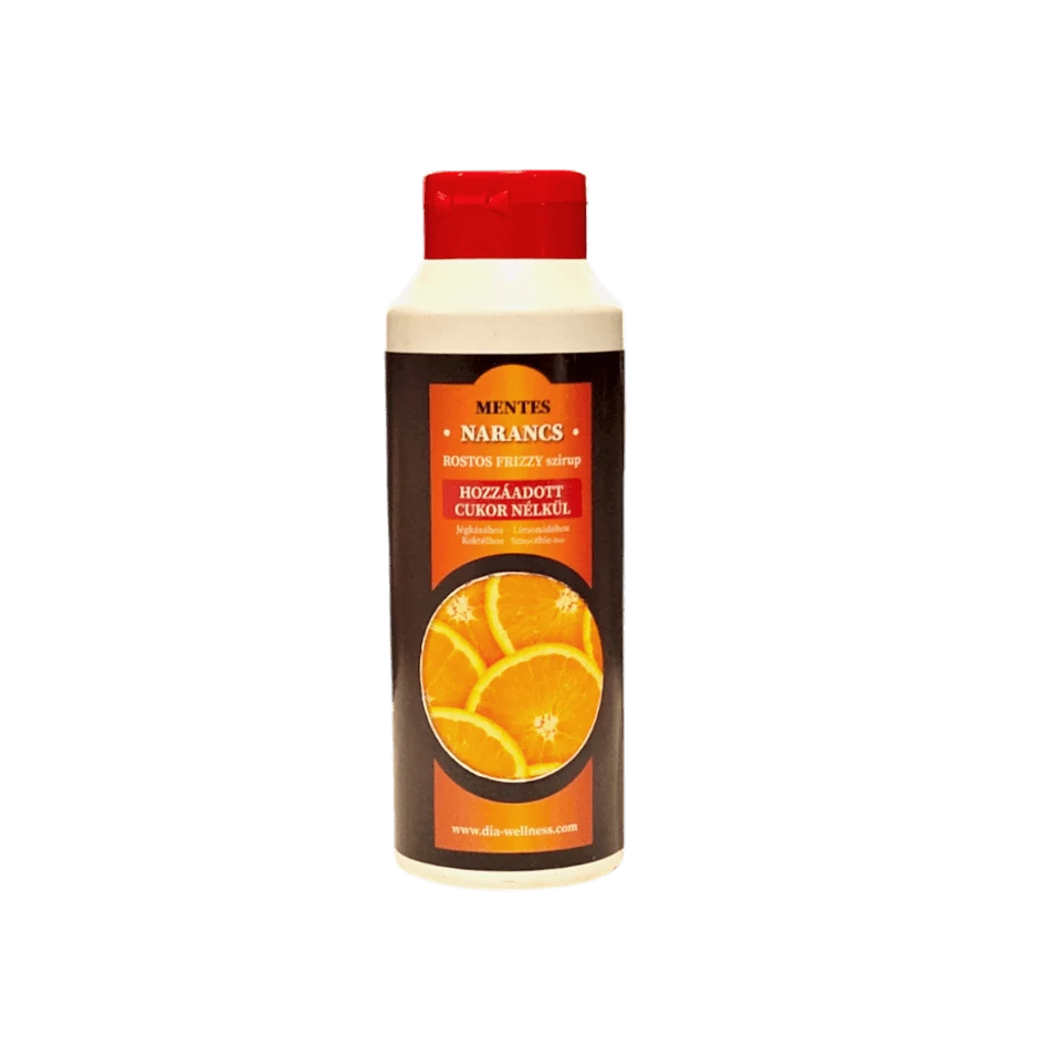 MENTES Narancs Frizzy rostos szirup 0,9 kg