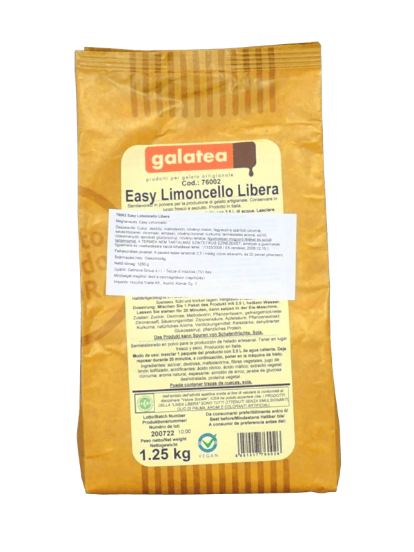 GALATEA Easy Limoncello fagylaltpor 1,25 kg