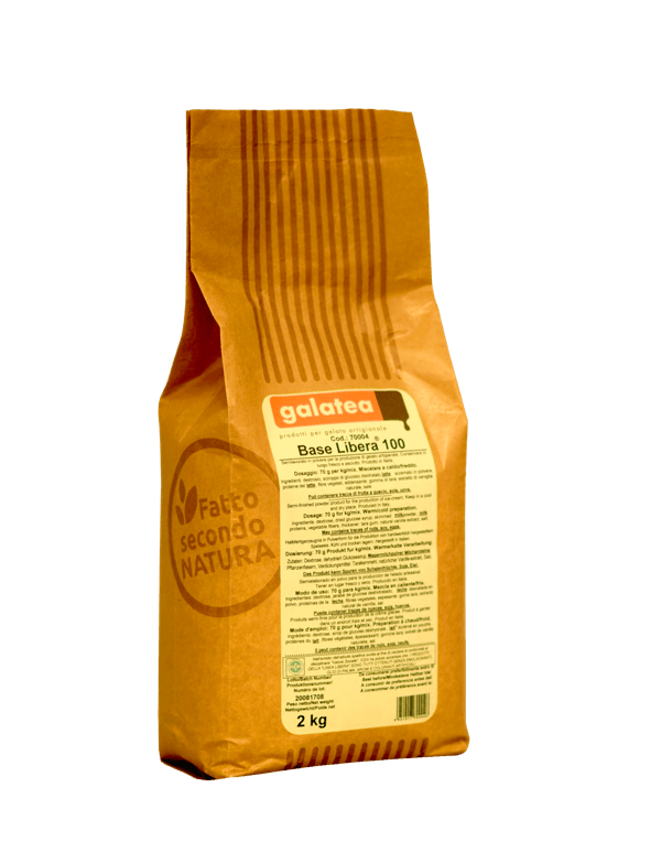 GALATEA Base Libera 100 fagylaltalap 2 kg/cs
