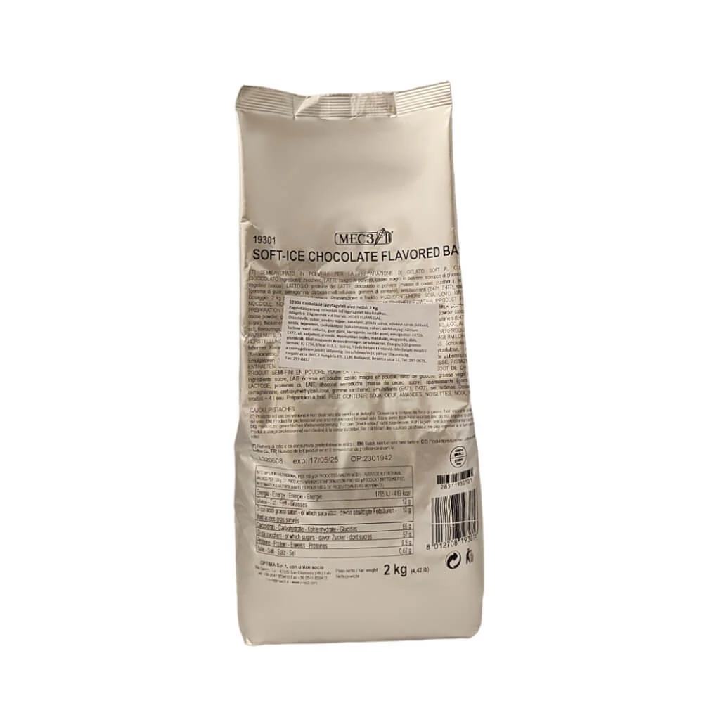 Mec3 Soft ice Cookies base fagylaltpor 2 kg/cs