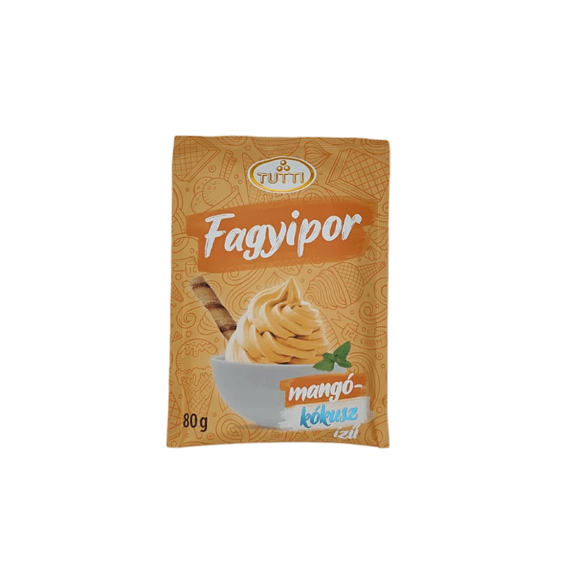 TUTTI Mangó-kókusz fagyipor 80 g/cs