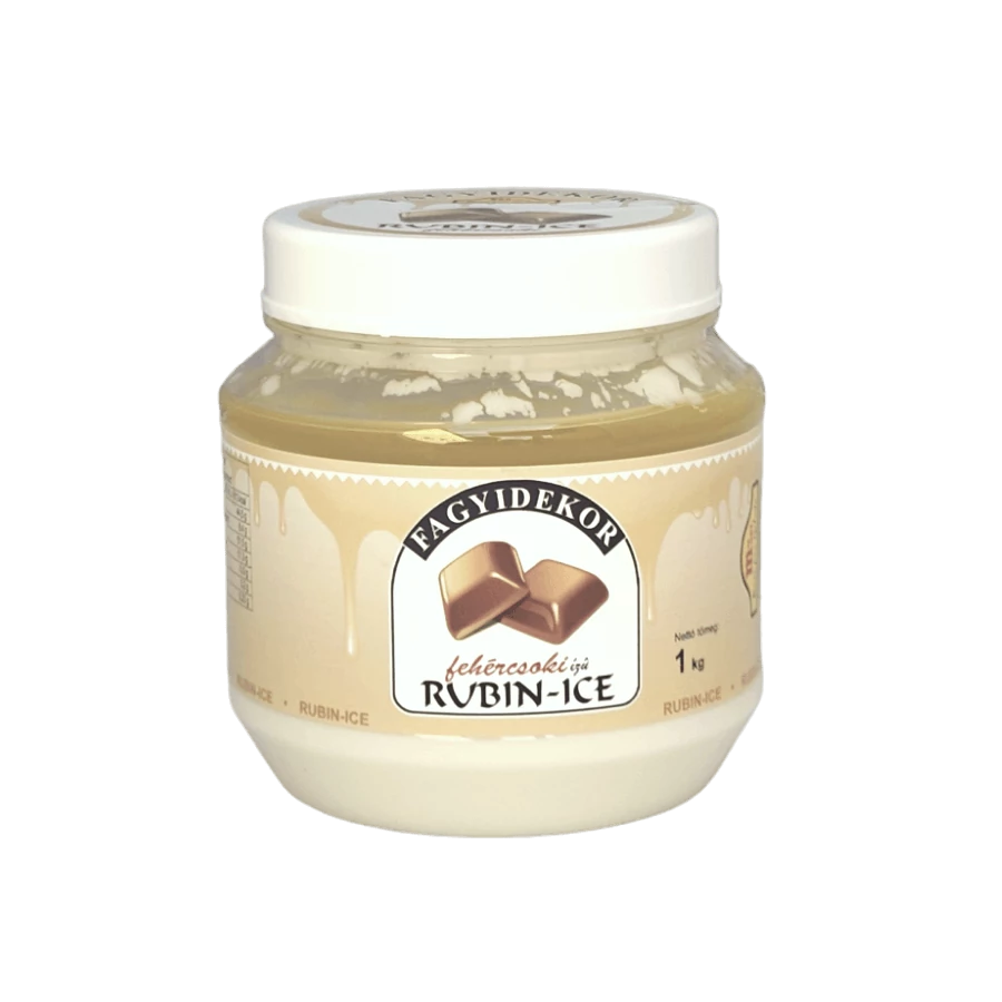m-GEL Rubin Ice Fehér fagyidekor 1 kg