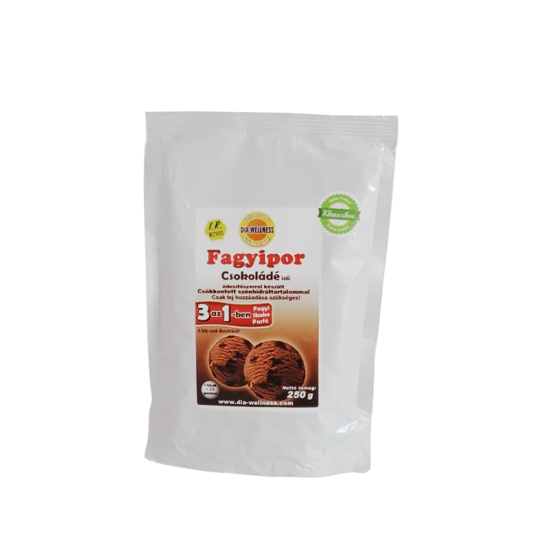 Dia-Wellness csokoládé fagylaltpor 250 g/cs